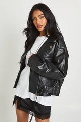 Fur Lined Biker Jacket