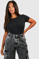 Plus Cotton Fitted T-shirt