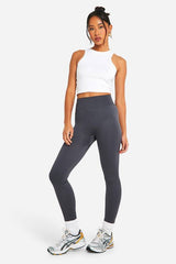 Contrast Seamless Contour Rib Legging