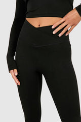 Petite Super Soft Peached V Waistband Legging