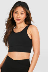 DSGN Studio Ultra Sculpt Padded Deep Hem Light Support Sports Bra