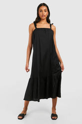 Tall Halter Tiered Midaxi Dress
