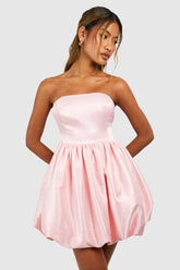 Bandeau Volume Mini Dress