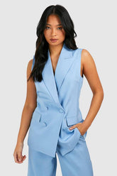 Petite Sleeveless Blazer