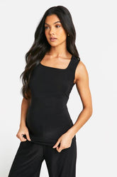 Maternity Soft Touch Square Neck Vest Top