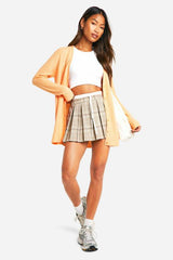 Soft Rib Knit Slouchy Boyfriend Cardigan