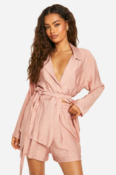 Linen Look Relaxed Fit Shorts