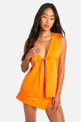 Plunge Front Waistcoat