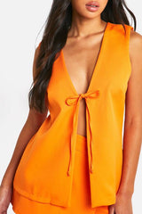 Plunge Front Waistcoat