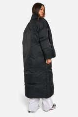 Tall 2 In 1 Longline Scarf Puffer Jacket