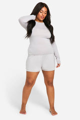 Plus Long Sleeve Modal Lounge Tshirt