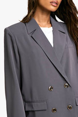 Oversized Double Breasted Tailored Blazer