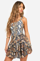 Snake Print Rara Beach Skirt