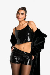 Sequin Cami Top