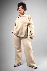 Plus DSGN Studio Embroidered Straight Leg Jogger