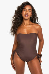 Petite Swimwear Essentials Ruched Swimsuit