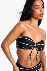 Swimwear Essentials Multiway Stripe Bandeau Bikini Top