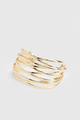 Gold Cut Out Bangle
