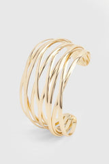 Gold Cut Out Bangle