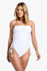 Beaded Ruched Swimsuit