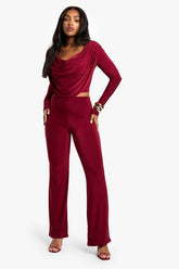 Slinky Cowl Neck Co-ord