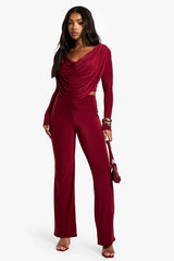 Slinky Cowl Neck Co-ord