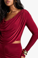 Slinky Cowl Neck Co-ord