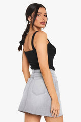 Tall Denim Mini Skirt