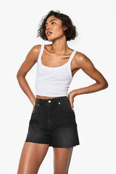 Tall Denim Mini Short