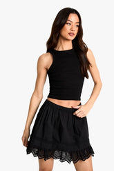Tall Frill Rara Mini Skirt