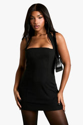 Tailored Halterneck A Line Mini Dress