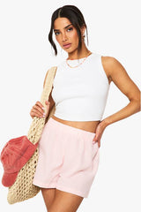 Petite Gingham Shorts