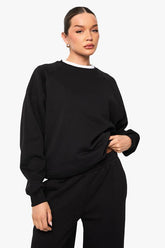 Raglan Seam Oversized Sweatshirt