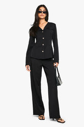 Tailored Slim Flare Trousers