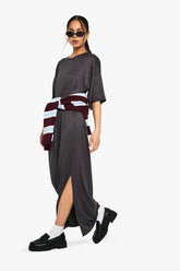 Oversized T-shirt Maxi Dress