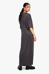 Oversized T-shirt Maxi Dress