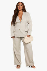 Plus Tailored Boyfriend Blazer