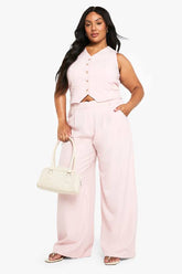 Plus Tailored Wide Leg Trouser