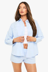 Pocket Detail Oversized Shirt
