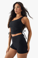 DSGN Studio Ultra Sculpt Ruched Side Vest Top