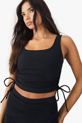 DSGN Studio Ultra Sculpt Ruched Side Vest Top