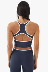 DSGN Studio Ultra Sculpt Contrast Binding Open Back Sports Bra
