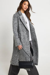 Premium Longline Wool Look Coat