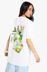 Amalfi Coast Postcard Oversized Tshirt