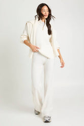 Tall Super Soft Zip Neck Oversized Jumper and Wide Leg Trouser Co-Ord