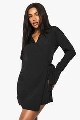 Wrap Shirt Dress