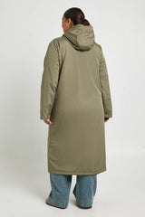 Plus Zip Up Parka Jacket