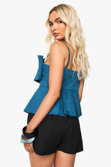 Poplin Pleated Smock Cami