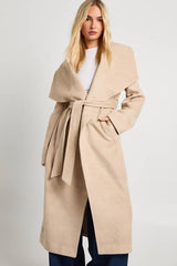 Waterfall Wool Blend Coat