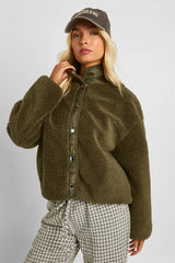 Teddy Button Up Jacket